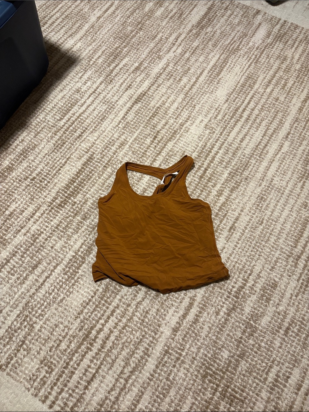 lululemon athletica Women's Rust Brown Racerback Tank